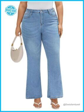 EMMIOL Flare Jeans for Women High Waisted Stretch Bootcut Jeans